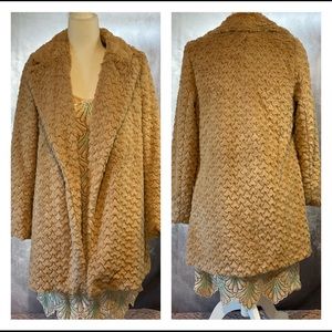 Style London lightweight faux fur coat